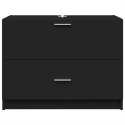 SZAFKA POD UMYWALKĘ CZARNA 78X37X59CM