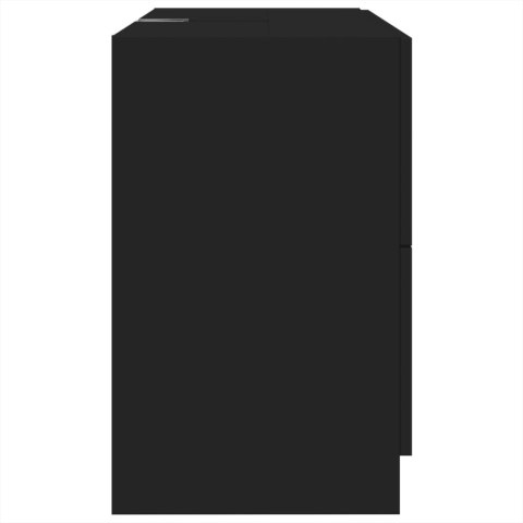 SZAFKA POD UMYWALKĘ CZARNA 78X37X59CM