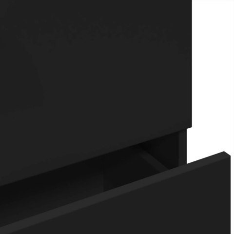 SZAFKA POD UMYWALKĘ CZARNA 78X37X59CM