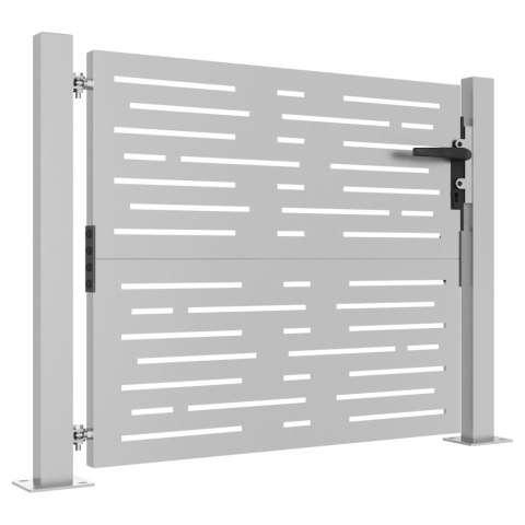 FURTKA OGRODOWA 105X105CM STAL KORTENOWSKA MOTYW PROSTOKĄTY