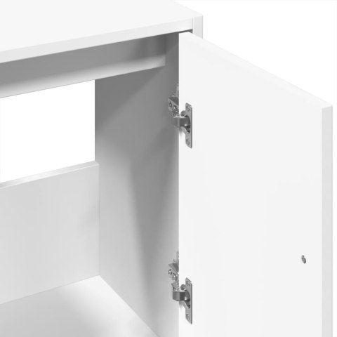 SZAFKA POD UMYWALKĘ BIAŁA 63X29X55CM