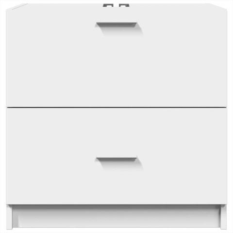 SZAFKA POD UMYWALKĘ BIAŁA 59X37X59CM