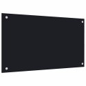 PANELE OCHRONNE DO KUCHNI CZARNE 2 SZT. 70X60CM SZKŁO