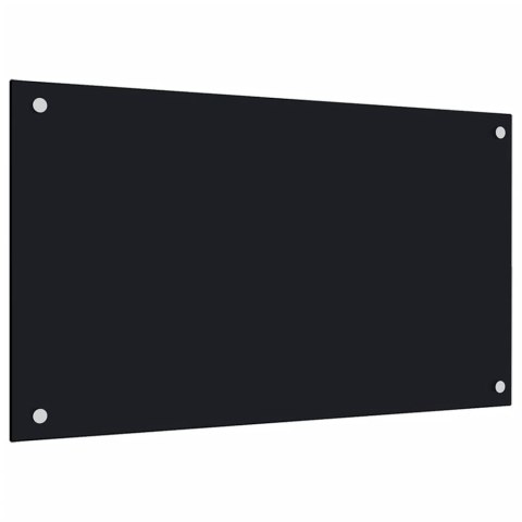 PANELE OCHRONNE DO KUCHNI CZARNE 2 SZT. 70X60CM SZKŁO