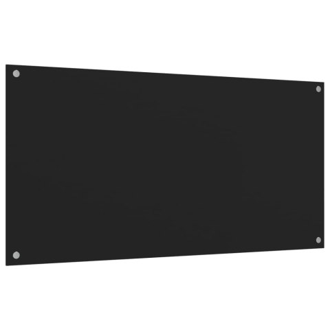 PANELE OCHRONNE DO KUCHNI CZARNE 2 SZT. 80X40CM SZKŁO