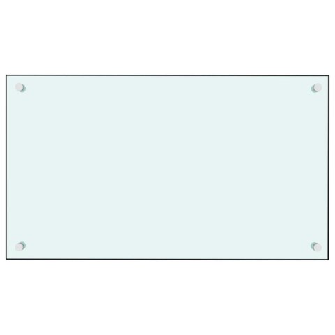 PANELE OCHRONNE KUCHENNE 2 SZT. BIAŁE 70X60CM SZKŁO HARTOWANE