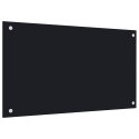 PANELE OCHRONNE DO KUCHNI CZARNE 2 SZT. 70X50CM SZKŁO