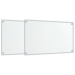 PANELE OCHRONNE DO KUCHNI PRZEZROCZYSTE 2 SZT. 70X40CM SZKŁO