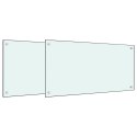 PANELE OCHRONNE DO KUCHNI BIAŁE 2 SZT. 80X40CM SZKŁO