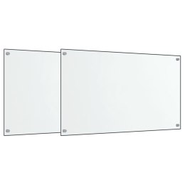 PANELE OCHRONNE DO KUCHNI PRZEZROCZYSTE 2 SZT. 70X50CM SZKŁO