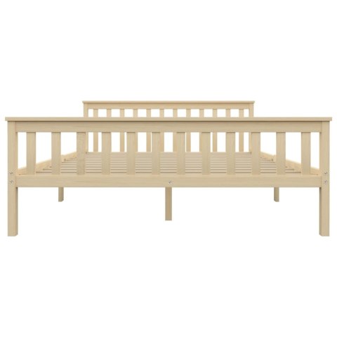 RAMA ŁÓŻKA NATURALNA JASNE LITE DREWNO SOSNOWE 160X 200CM