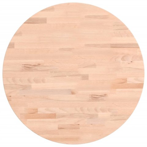 BLAT DO STOLIKA Ø50X4CM OKRĄGŁY LITE DREWNO BUKOWE