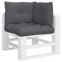 PODUSZKI NA PALETY 3 SZT. ANTRACYTOWE TKANINA