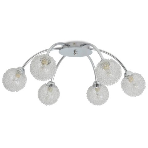LAMPA SUFITOWA NA 6 ŻARÓWEK LED G9 240 W