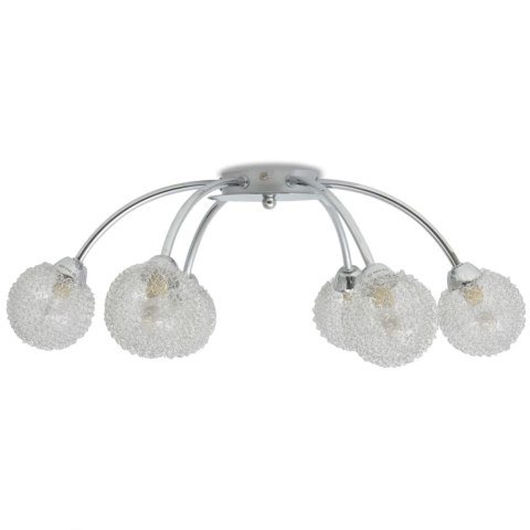 LAMPA SUFITOWA NA 6 ŻARÓWEK LED G9 240 W