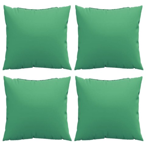PODUSZKI NA SOFĘ 4 SZT. ZIELONE 60X60CM TKANINA