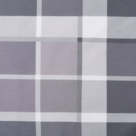 PODUSZKI NA SOFĘ Z PALET 2 SZT. SZARA KRATA TKANINA