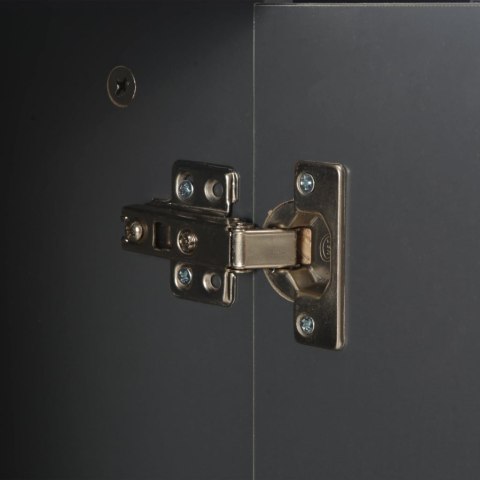 KOMODA POŁYSK SZARA 107X 35X 76CM