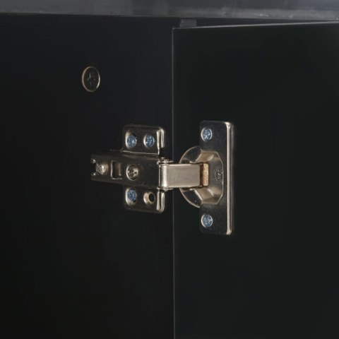 SZAFKA POŁYSK CZARNA 107X35X76CM