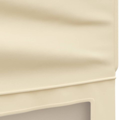 SKŁADANY NAMIOT IMPREZOWY ZE ŚCIANKAMI KREMOWY 3X6M