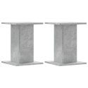 STOJAKI NA ROŚLINY 2 SZT. SZAROŚĆ BETONU 30X30X40CM