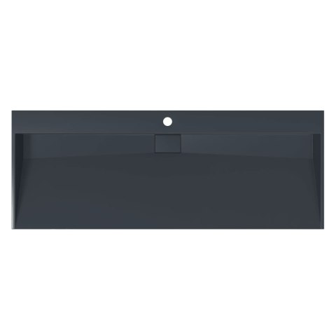 UMYWALKA 120X46X11CM KOMPOZYT MINERALNY/MARMUROWY ANTRACYT