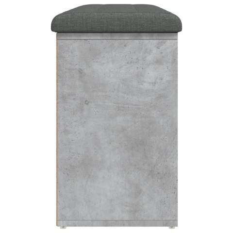 ŁAWKA NA BUTY SZAROŚĆ BETONU 102X32X50CM
