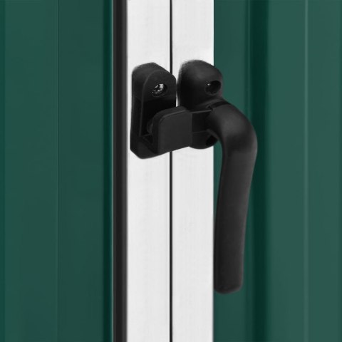 SZOPA OGRODOWA ZIELONA 195X198X159CM STAL GALWANIZOWANA