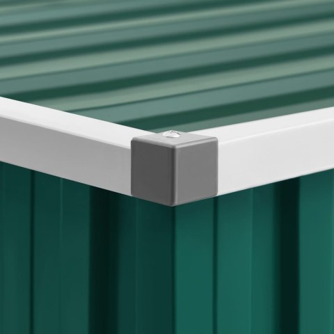 SZOPA OGRODOWA ZIELONA 195X198X159CM STAL GALWANIZOWANA