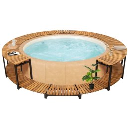 OBUDOWA DOMOWEGO SPA 273X53CM DREWNO AKACJOWE