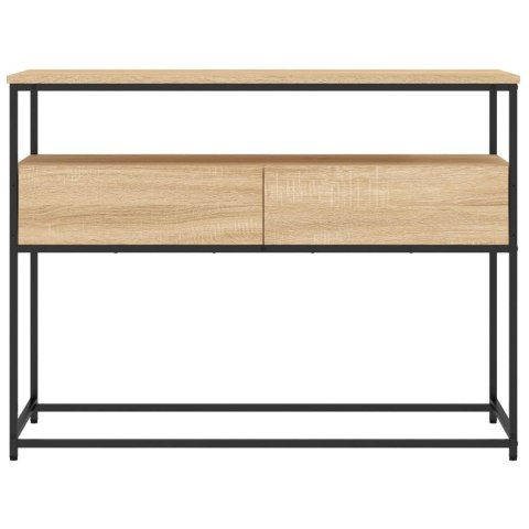 STOLIK KONSOLOWY DĄB SONOMA 100X40X75CM