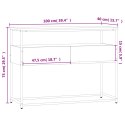 STOLIK KONSOLOWY DĄB SONOMA 100X40X75CM