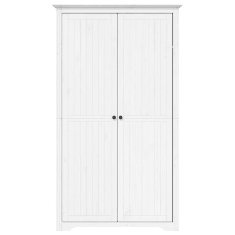 SZAFA BODO BIAŁA 99X53,5X173CM LITE DREWNO SOSNOWE