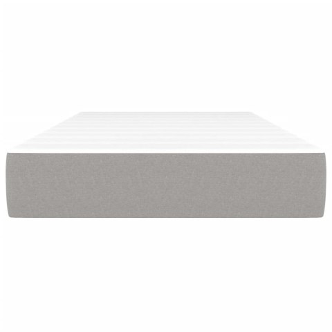 MATERAC KIESZENIOWY DLA DZIECI JASNOSZARY 80X160CM TKANINA