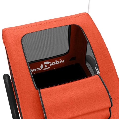 PRZYCZEPKA ROWEROWA DLA ZWIERZĄT TKANINA OXFORD I ŻELAZO