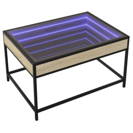 STOLIK KAWOWY Z LED INFINITY DĄB SONOMA 70X50X41CM