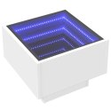 STOLIK NOCNY Z LED INFINITY BIAŁY 40X40X30CM