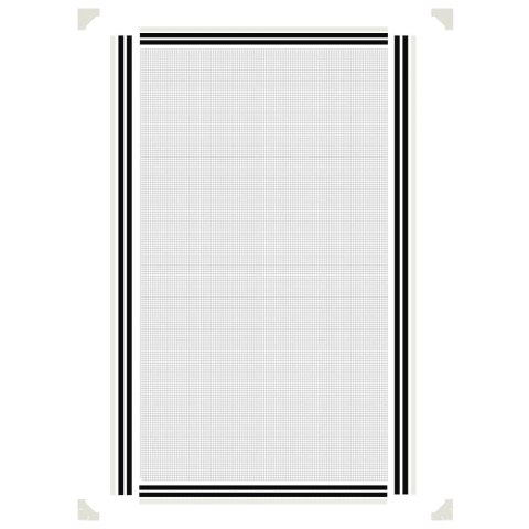 MOSKITIERA NA OKNO OKIENNA MAGNETYCZNA Z MAGNESEM MOCNA BIAŁA 80X140CM