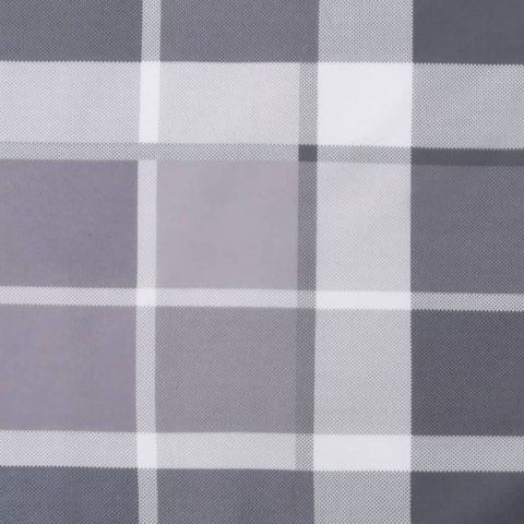 PODUSZKI NA PALETĘ 2 SZT. SZARA KRATA TKANINA