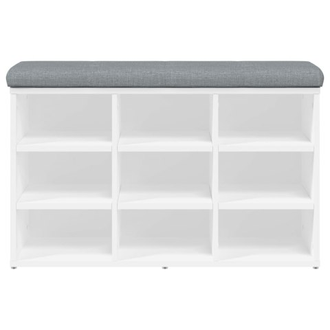 ŁAWKA NA BUTY BIAŁA 82X32X50CM