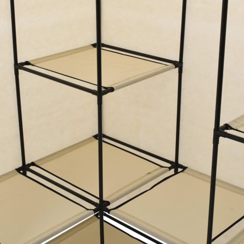 SZAFA NAROŻNA KREMOWA 130X 87X 169CM