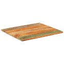 PROSTOKĄTNY BLAT STOŁU 70X80CM 25-27MM LITE DREWNO Z ODZYSKU