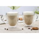 ZESTAW SZKLANEK DO CAPPUCCINO 2 SZT. 270ML PRZEZROCZYSTE