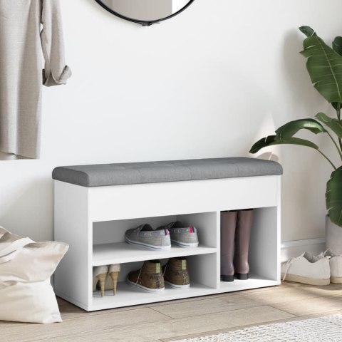 ŁAWKA NA BUTY BIAŁA 82X32X45,5CM