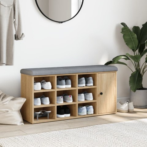 ŁAWKA NA BUTY DĄB SONOMA 102X32X50CM