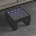 STOLIK KAWOWY Z LED INFINITY CZARNY 50X53X30CM