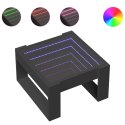 STOLIK KAWOWY Z LED INFINITY CZARNY 50X53X30CM