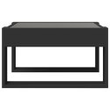 STOLIK KAWOWY Z LED INFINITY CZARNY 50X53X30CM