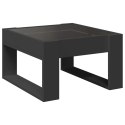 STOLIK KAWOWY Z LED INFINITY CZARNY 50X53X30CM