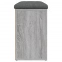 ŁAWKA NA BUTY SZARY DĄB SONOMA 82X32X50CM